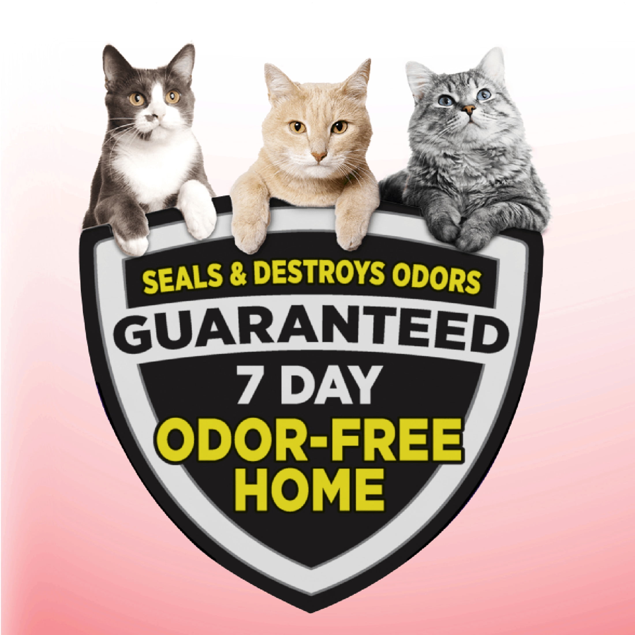 (3 pack) ARM & HAMMER Clump & Seal Cat Litter Multi-Cat Complete Odor Sealing Clay Clumping Cat Litter, 38 lb - Image 4