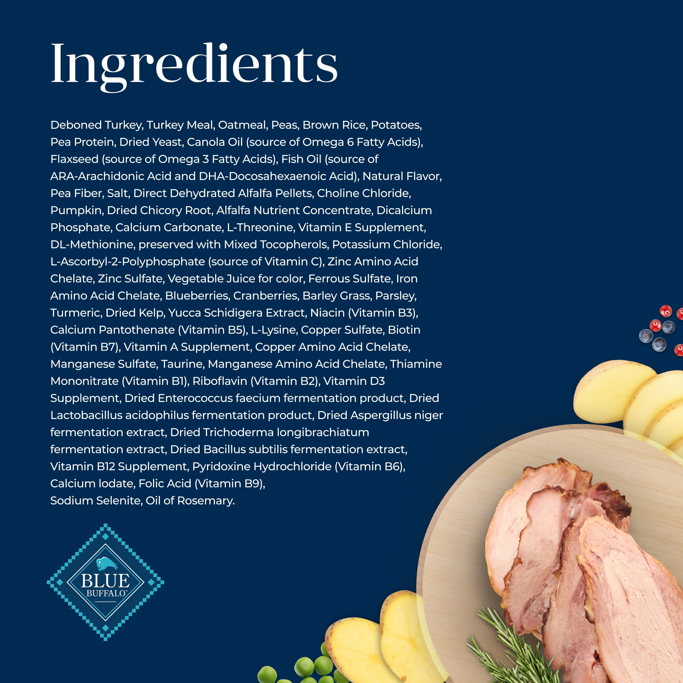 Blue Buffalo Basics Dry Dog Food for Puppies, Limited Ingredient Diet, Turkey, 24 lbs. - Image 5