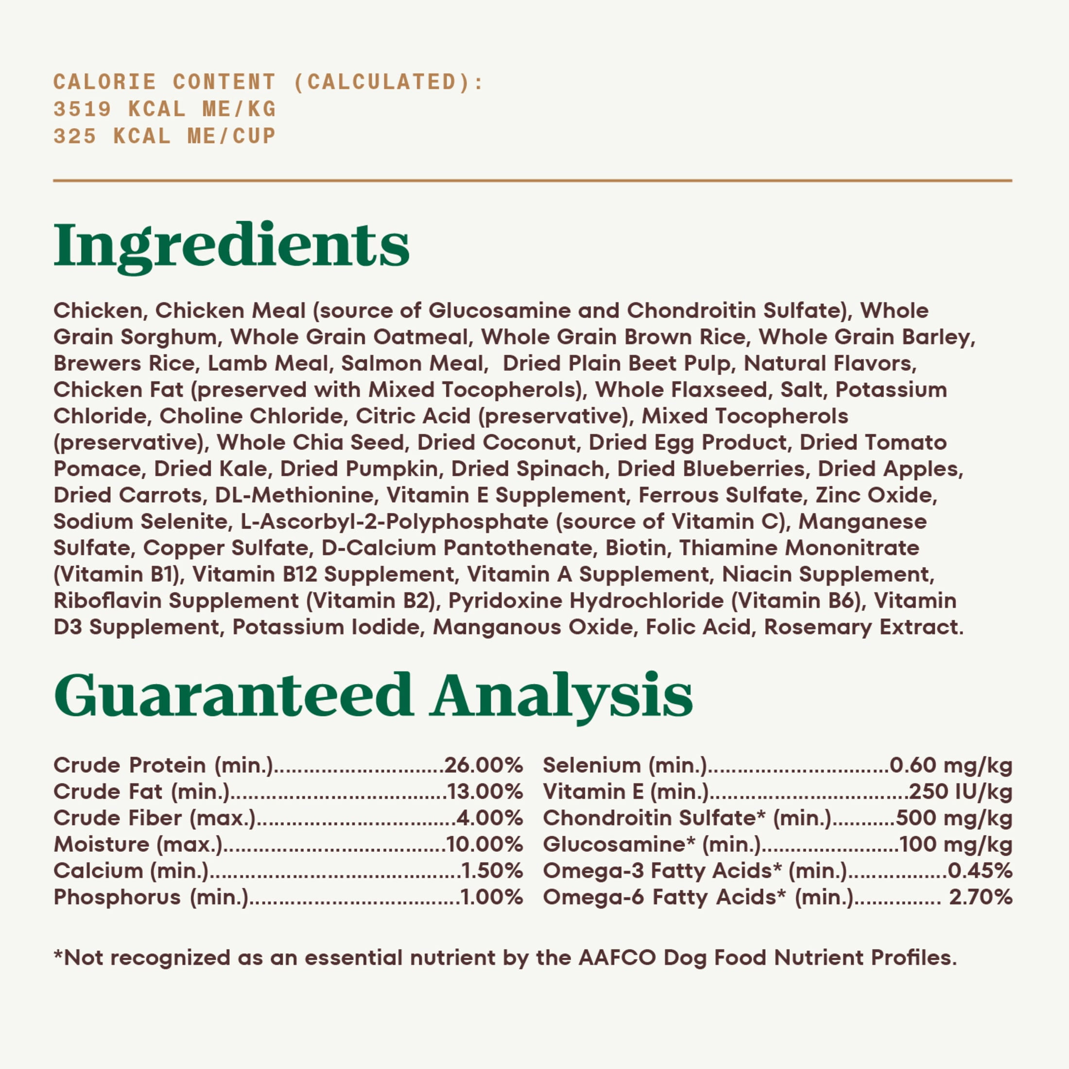 Nutro Ultra Senior Dry Dog Food with a Trio of Proteins from Chicken, Lamb and Salmon, 30 lb Bag - Image 4