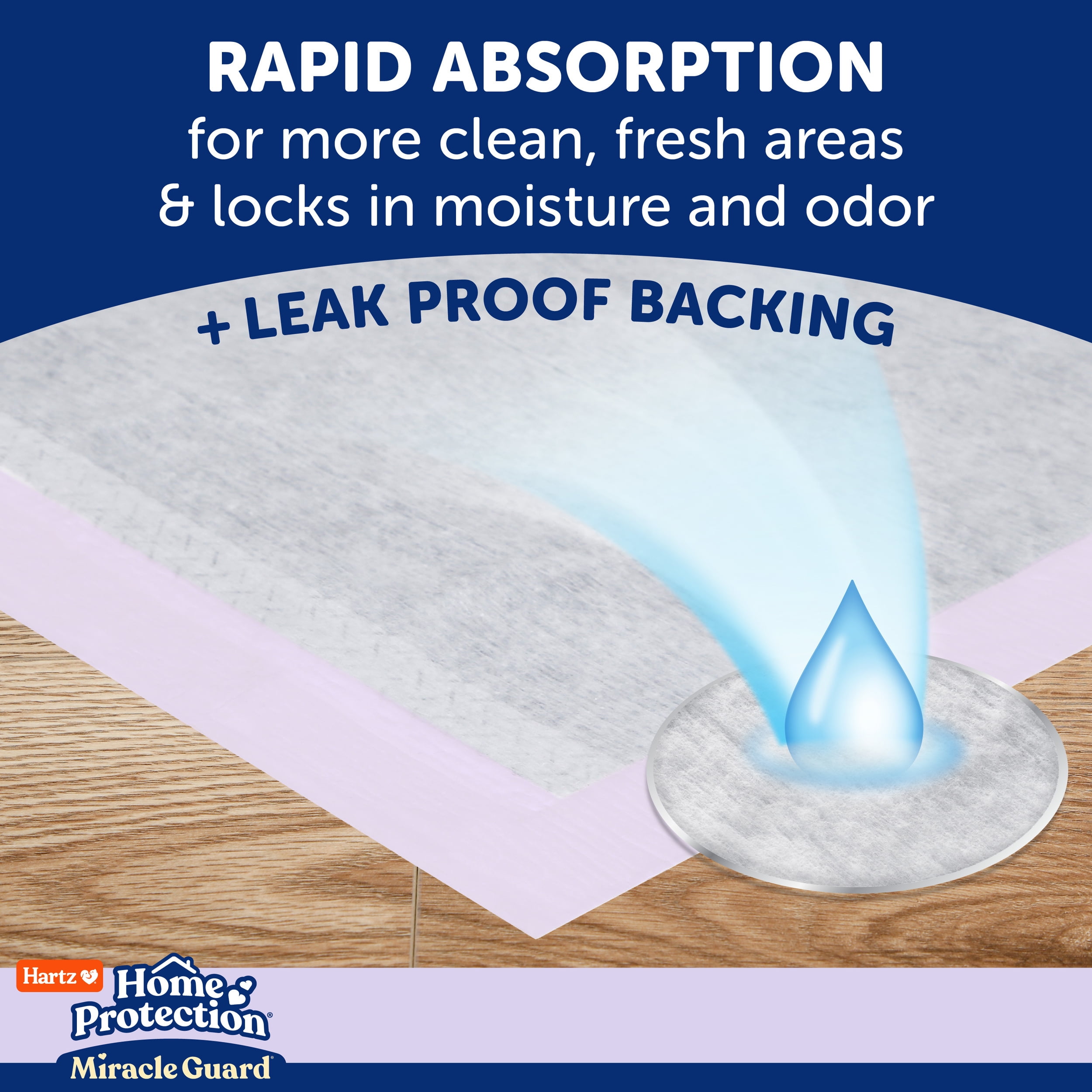 Hartz Home Protection Miracle Guard Lavender Dog Pads, XXL 20 Count - Image 4