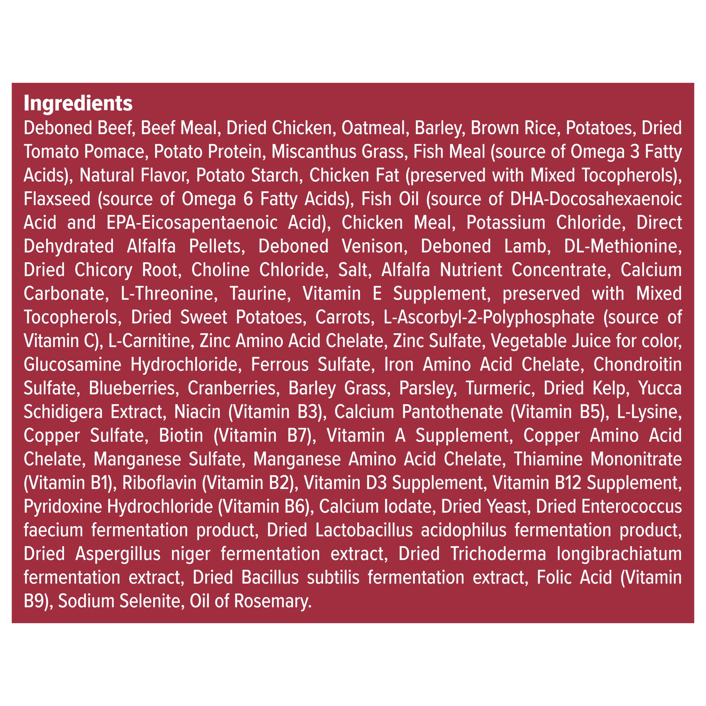 Blue Buffalo Wilderness High-Protein Senior Dry Dog Food, Red Meat, 22lb Bag - Image 5