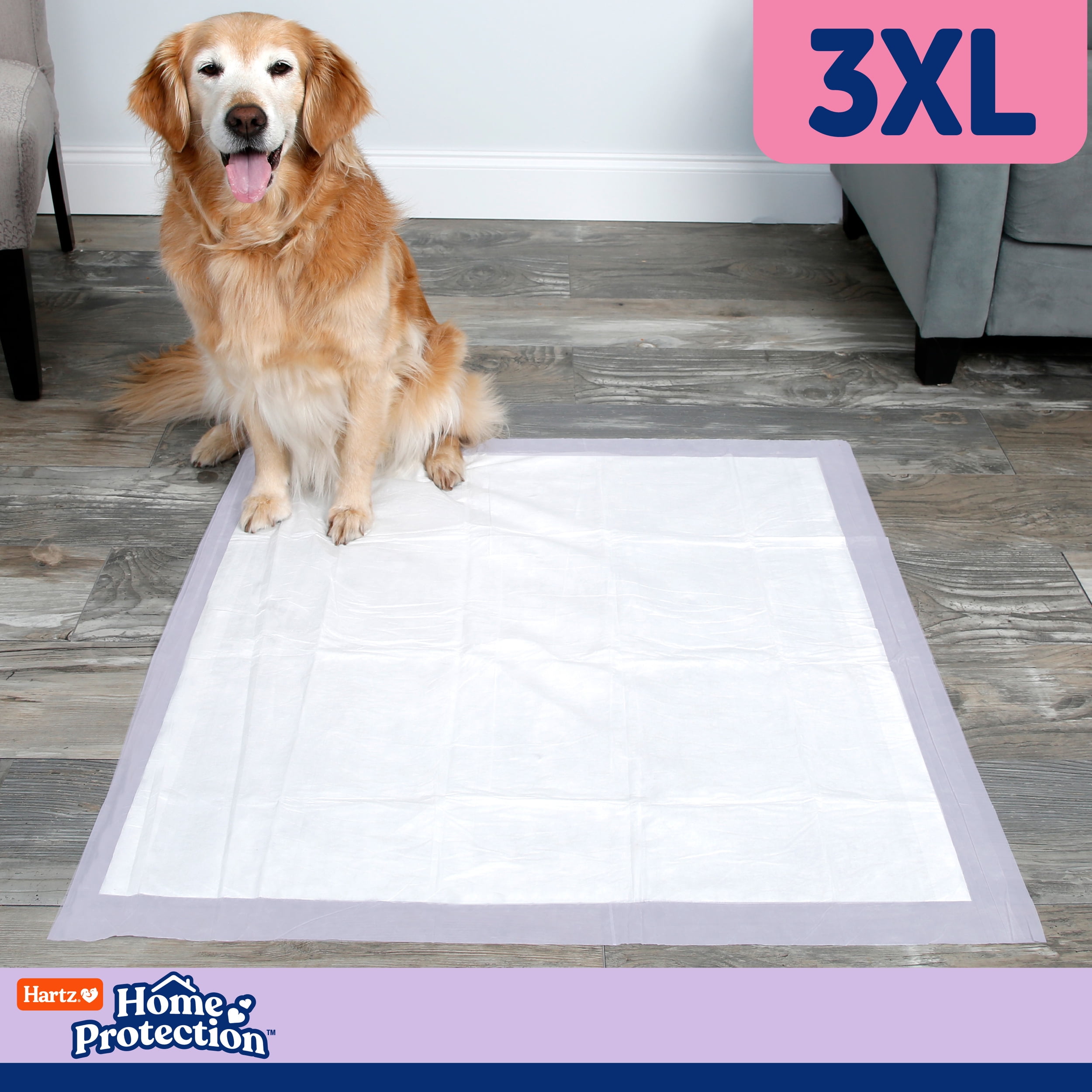 Hartz Home Protection Lavender Scent Odor-Eliminating Dog Pads, 3XL, 30ct - Image 6