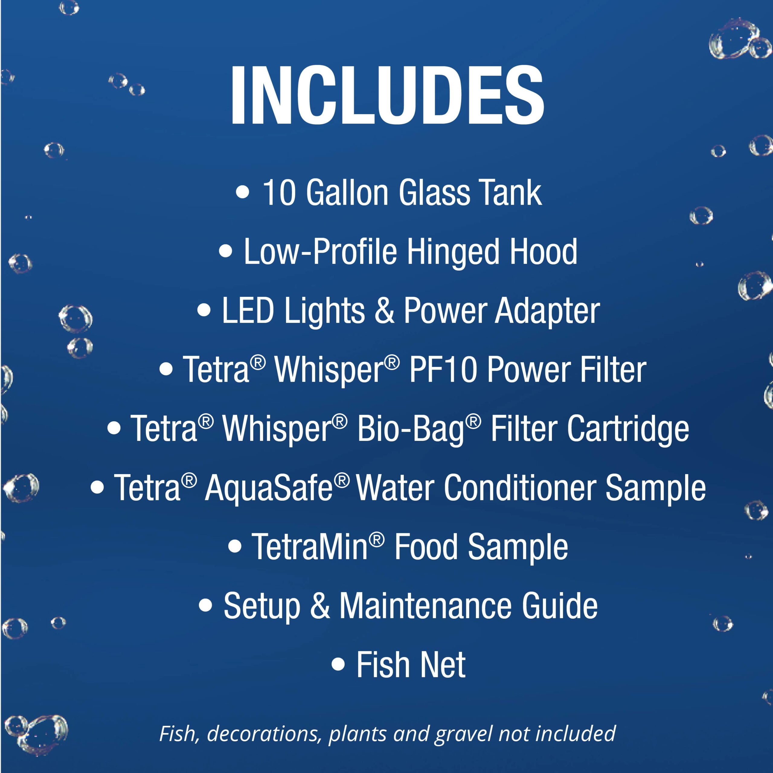 Tetra 10 Gallon Glass LED Aquarium Kit - Image 3