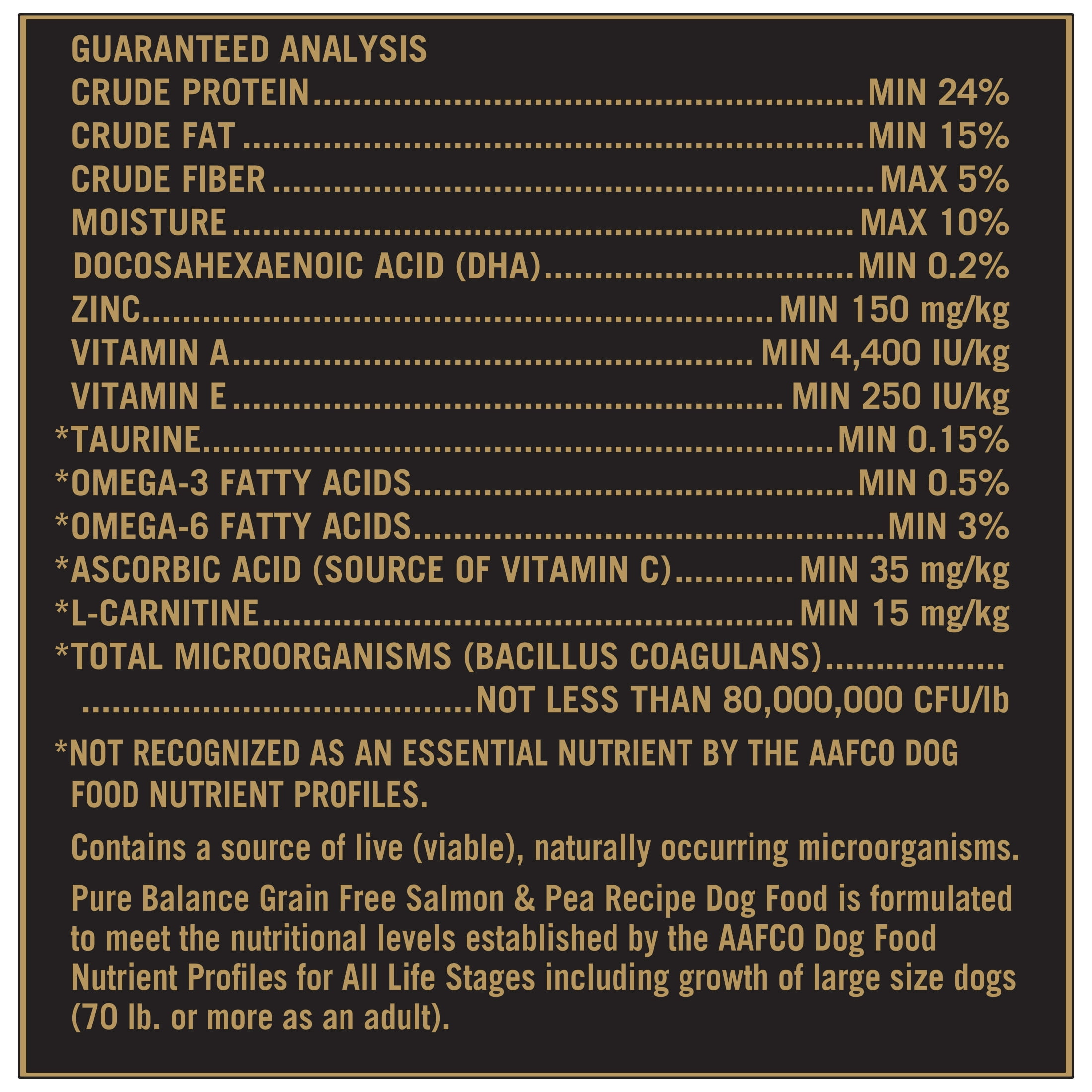 (3 pack) Pure Balance Wild & Free Grain-Free Salmon & Pea Recipe Dry Dog Food, 24 lbs - Image 6