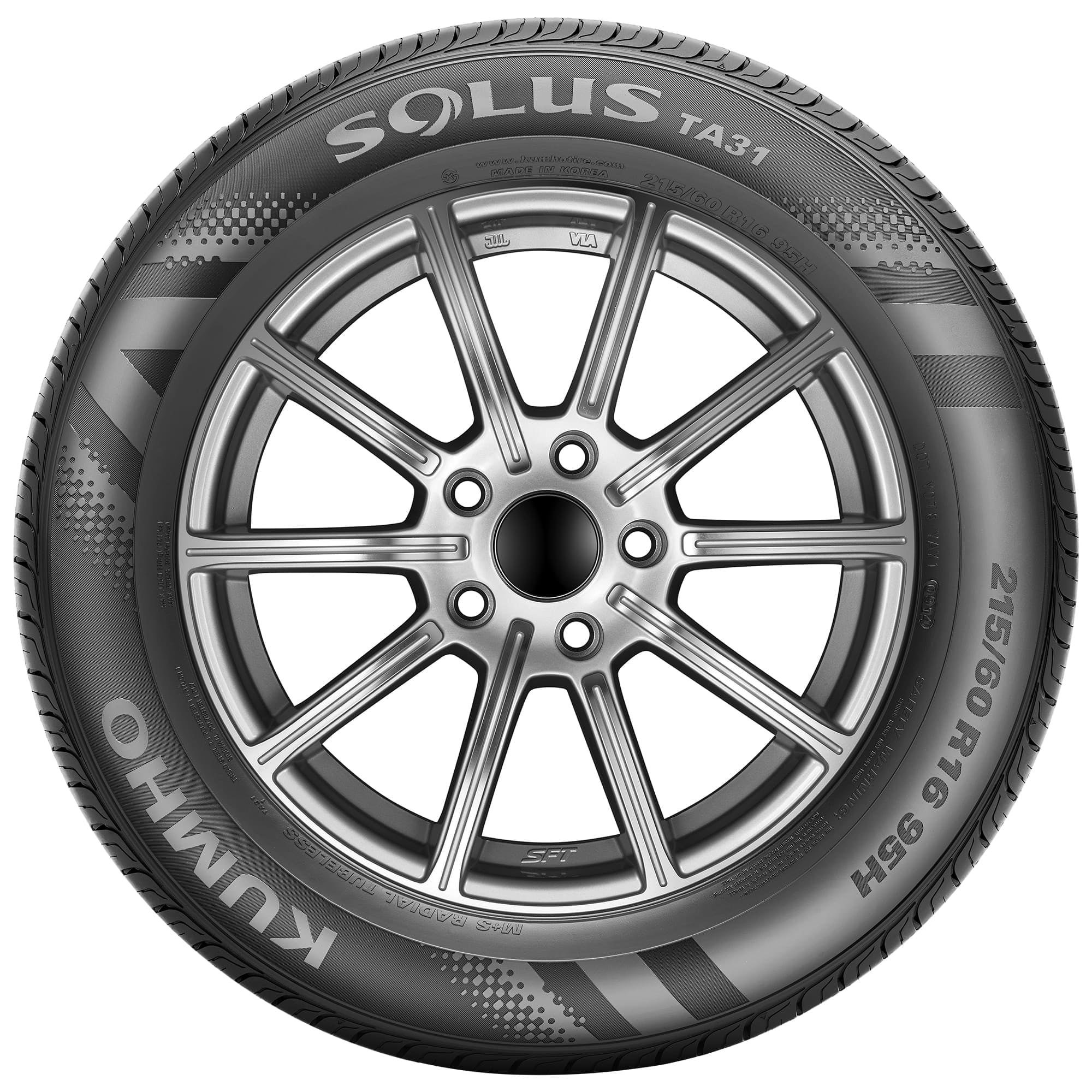 Kumho Solus TA31 185/55-15 82 H Tire - Image 2