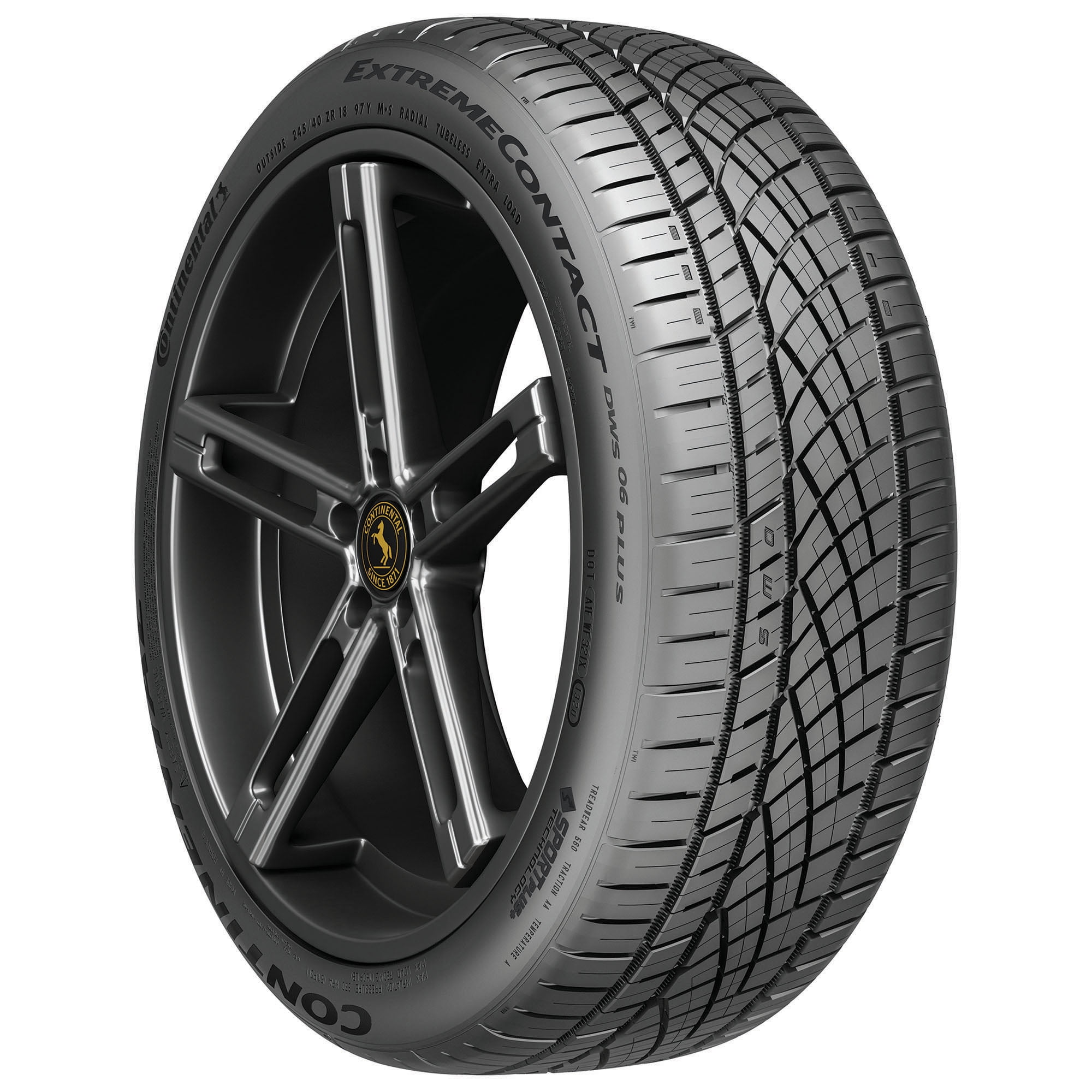 Continental ExtremeContact DWS06 PLUS UHP All Season 225/45ZR17 91W Passenger Tire - Image 6