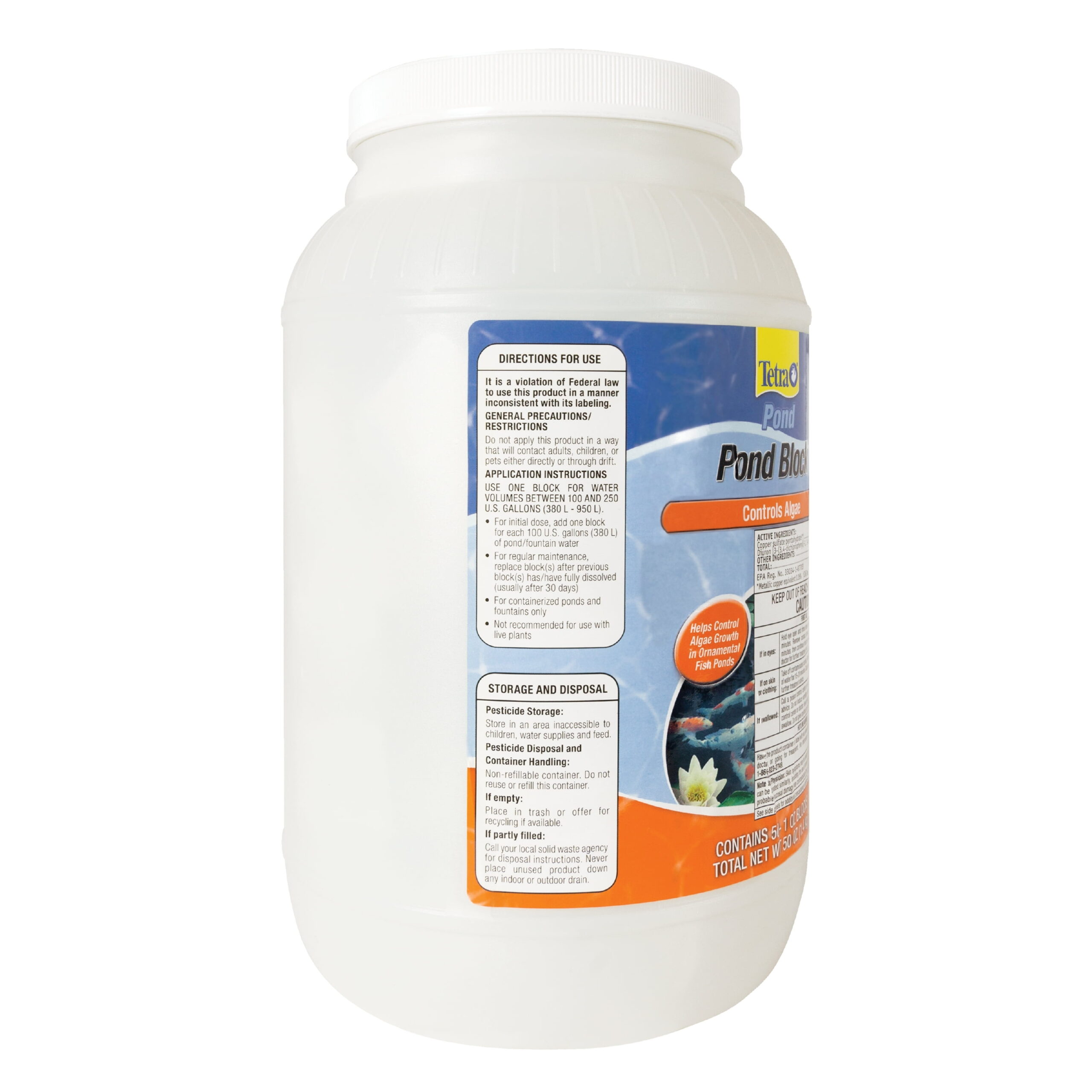 TetraPond Pond Block, Helps Control Algae Growth in Ornamental Fish Ponds, 50 Count - Image 4